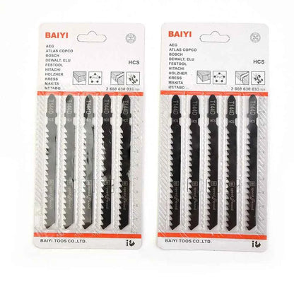 Lame De Scie Sauteuse noire pour bois denture large