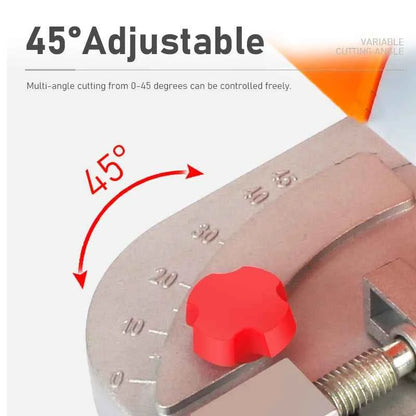 Scie Circulaire électrique mini orange à étau