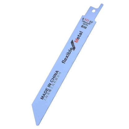 Lame De Scie Sabre en métal bleu dentelée