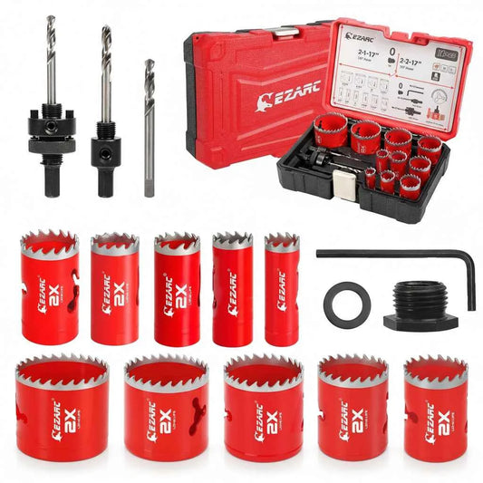 Kit Scie Cloche à bois rouge en coffret rigide
