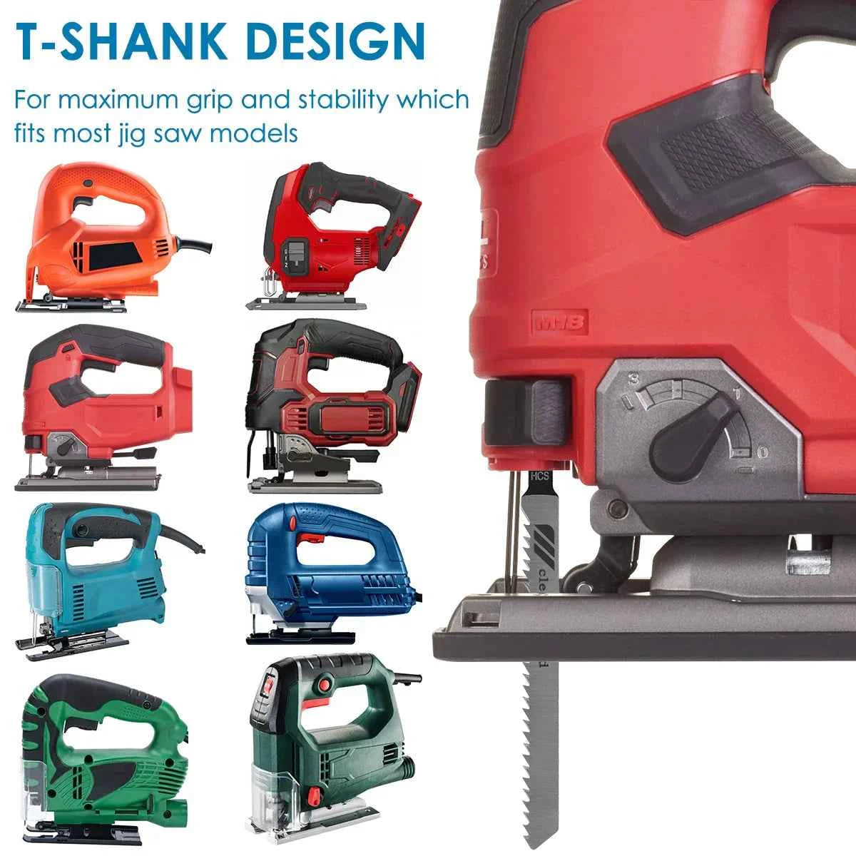 Lame De Scie Sauteuse en t métal bois argentée noire