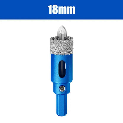 Lame De Scie bleu diamantée avec foret central