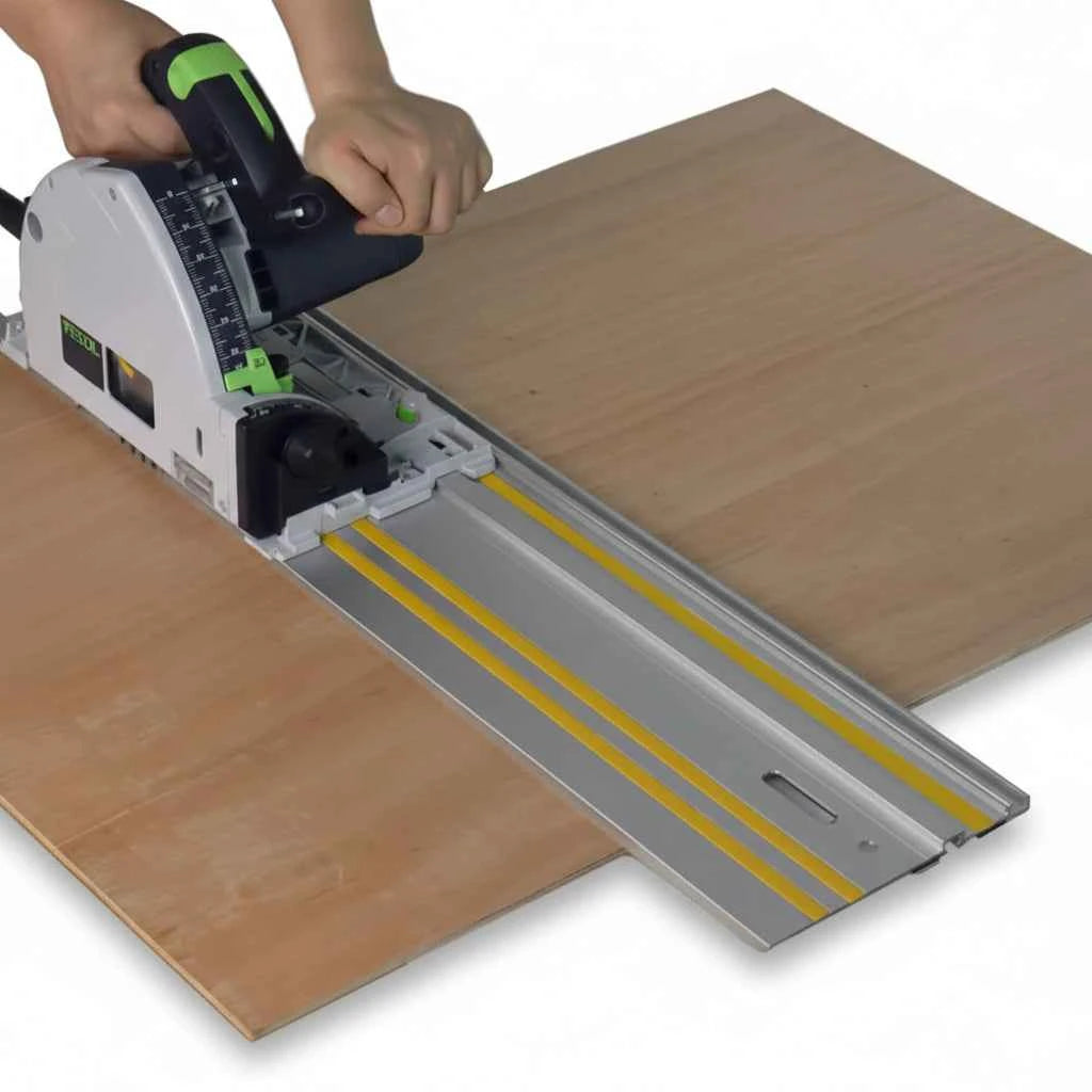 Guide De Scie à bois rails aluminium jaune