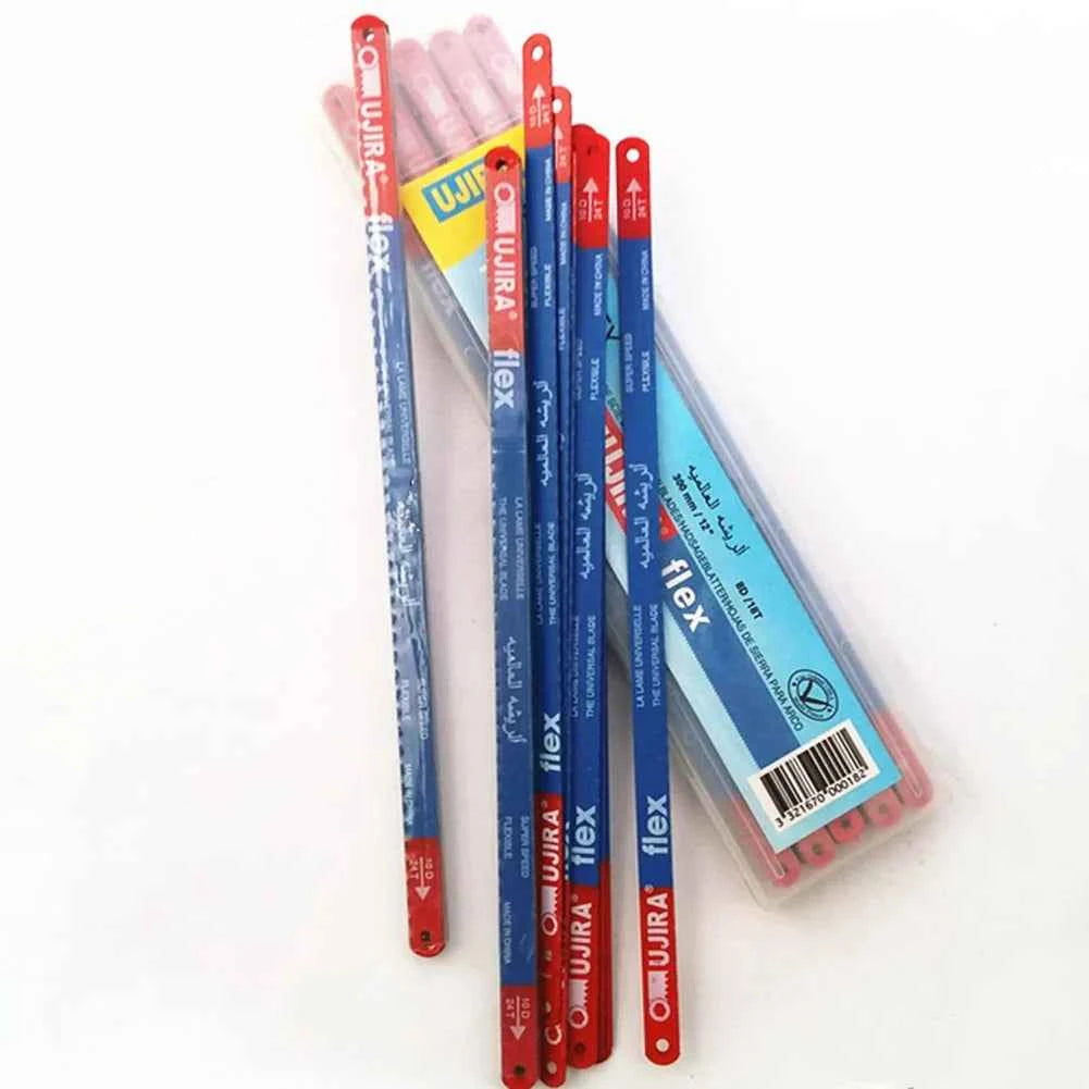Scie À Métaux à main rouge et bleue flex